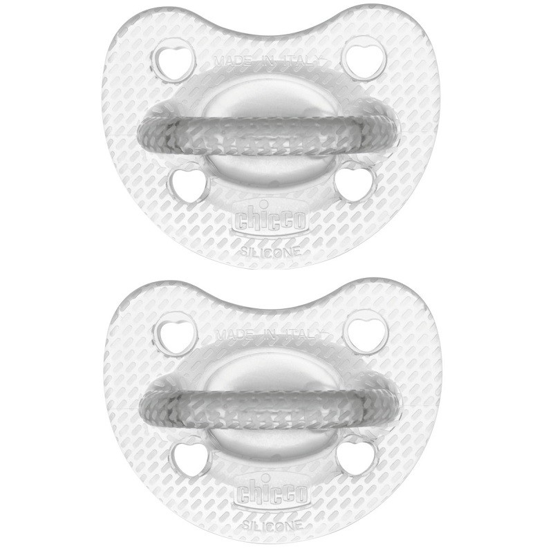 Chicco Gommotto Silicone Crystal 2-6 mesi 2 pz | FarmaLùmina