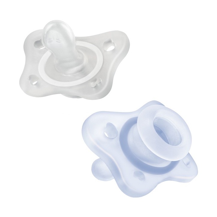 Chicco Gommotto Mini Azzurro 0-2M 2 pezzi