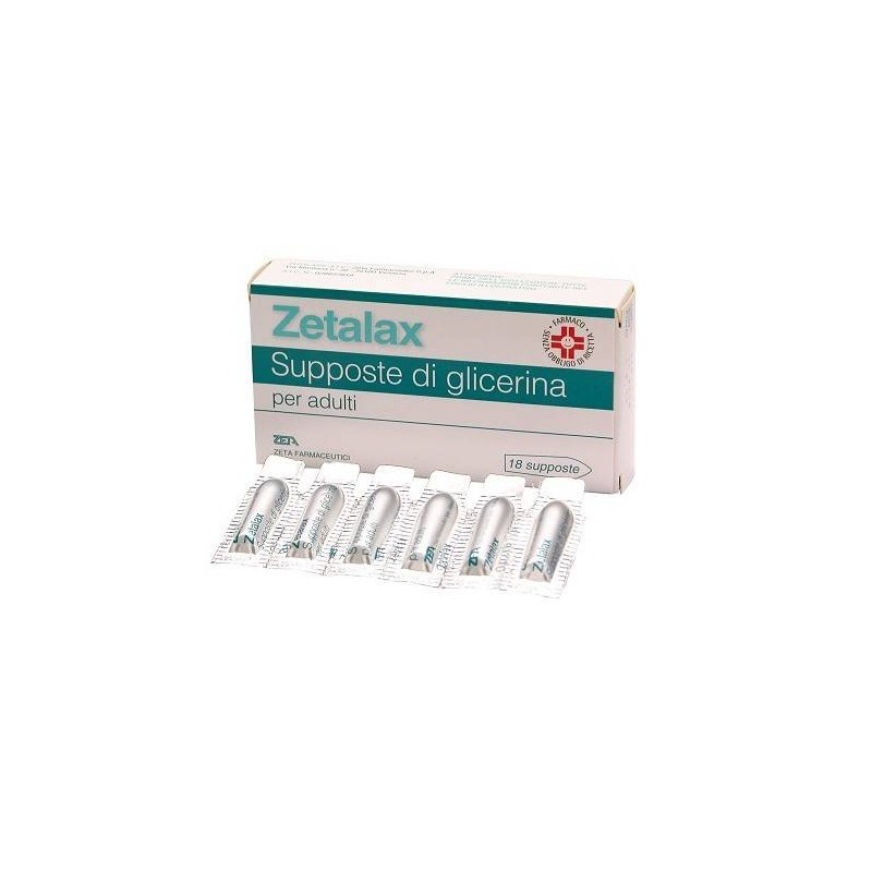 Zetalax Supposte 18 pz | FarmaLùmina