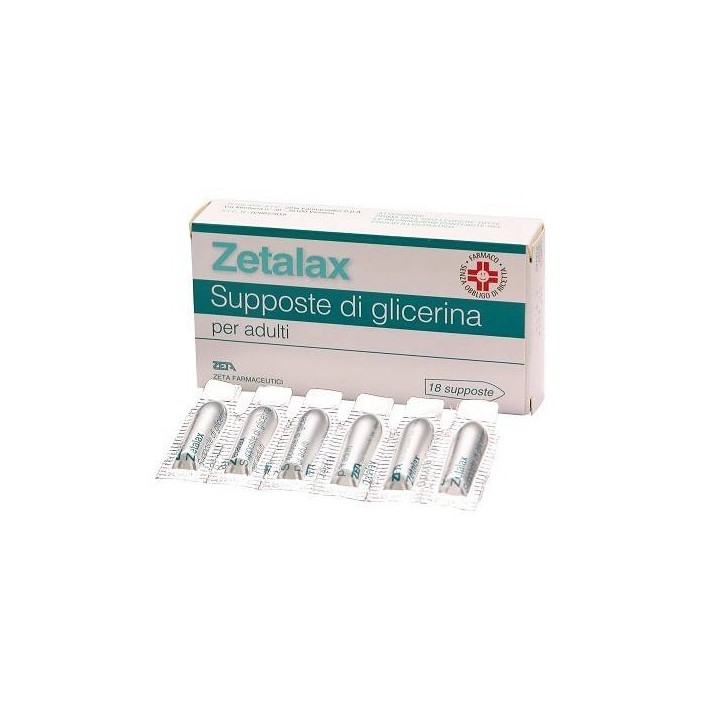 Zetalax Supposte 18 pz