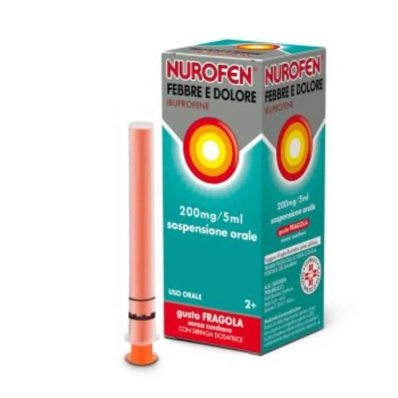 Nurofen Febbre e Dolore Sospensione Orale 100 ml | FarmaLùmina