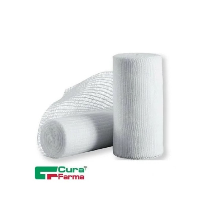 Cura Farma Benda di Garza Idrofila Curamed 10 x 500 cm