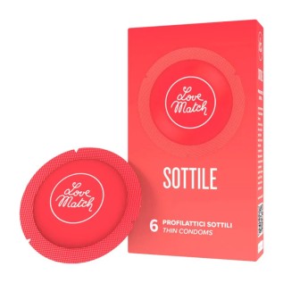 Profilattico Love Match Sottile 6 pz | FarmaLùmina