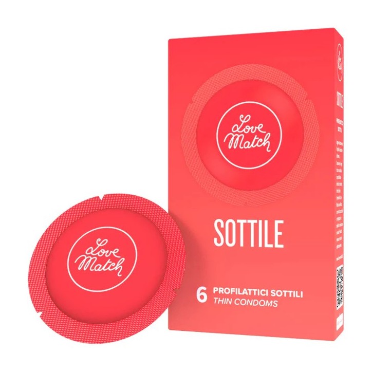 Profilattico Love Match Sottile 6 pz