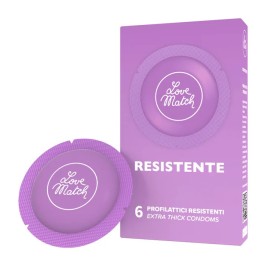 Profilattico Love Match Resistente 6 pz | FarmaLùmina