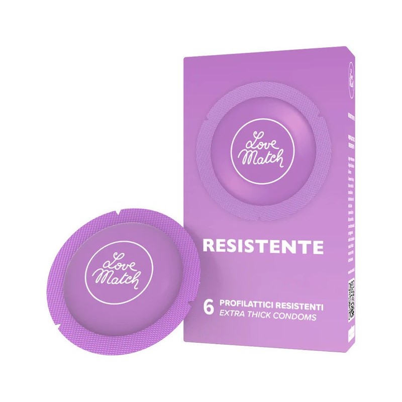 Profilattico Love Match Resistente 6 pz | FarmaLùmina