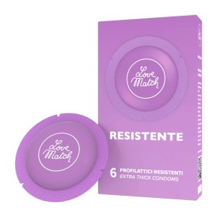 Profilattico Love Match Resistente 6 pz | FarmaLùmina
