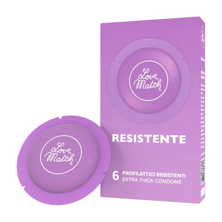 Profilattico Love Match Resistente 6 pezzi