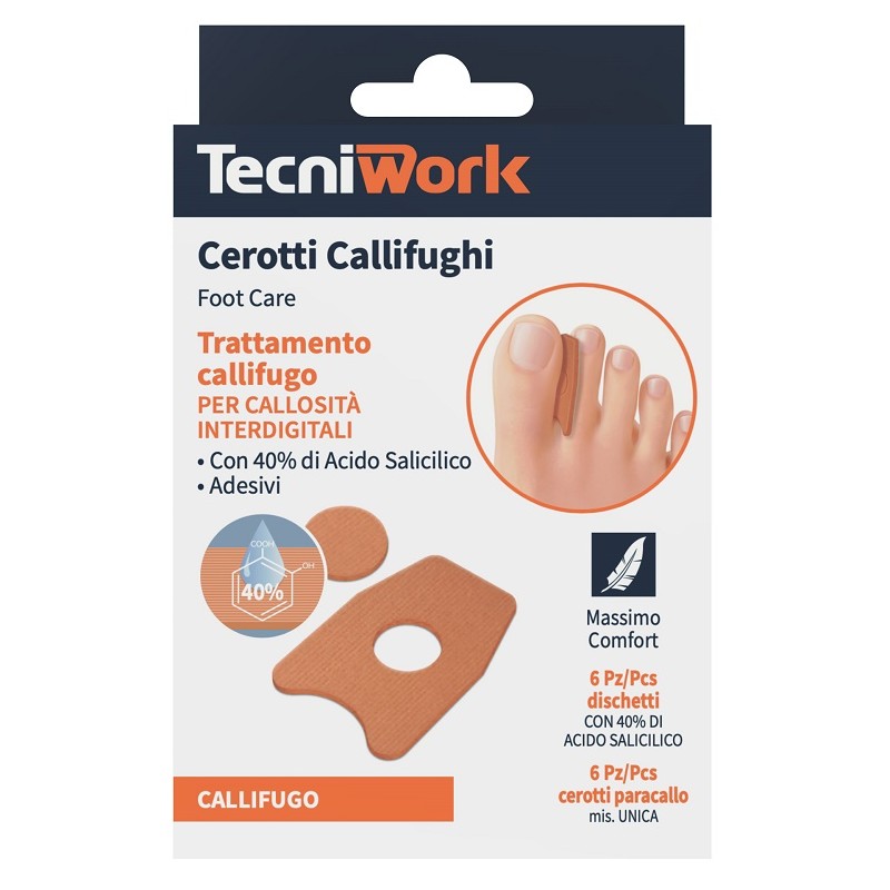 Tecniwork Cerotto Callifugo Interdigitale 6 pz | FarmaLùmina