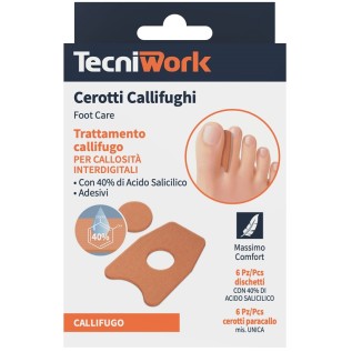 Tecniwork Cerotto Callifugo Interdigitale 6 pz | FarmaLùmina