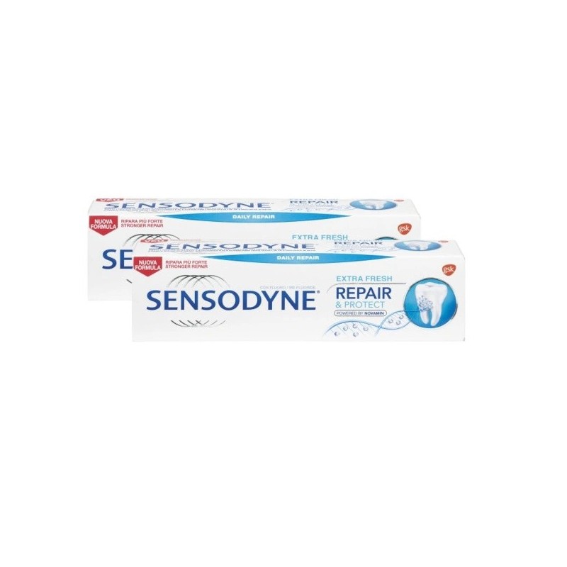 Sensodyne Repair & Protect Extra Fresh 2 tubi 75 ml | FarmaLùmina