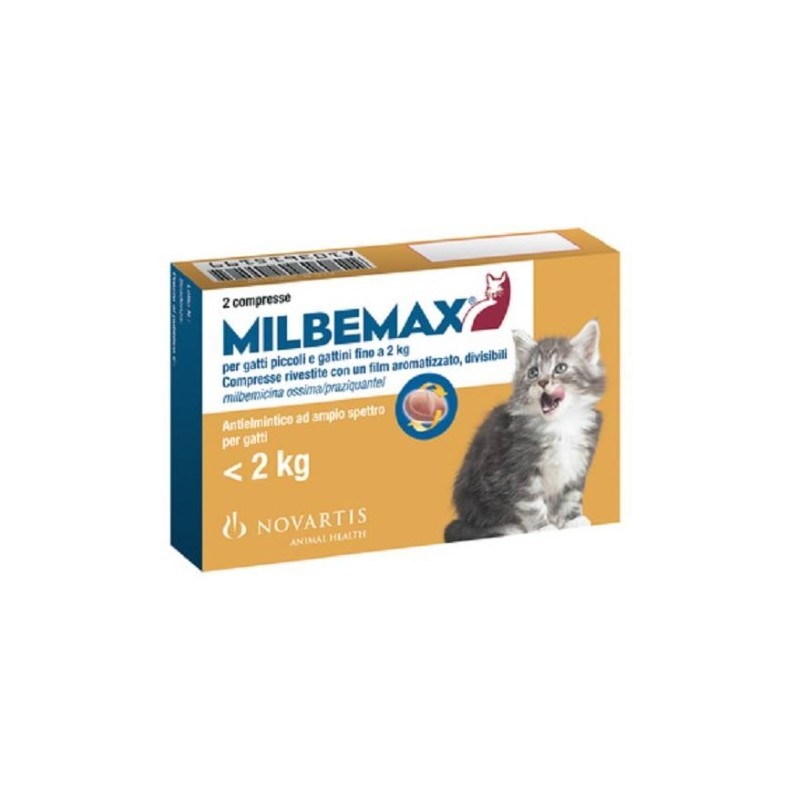 Milbemax Giallo 2 Compresse Gattini
