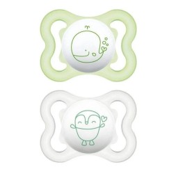 MAM Air Succhietto 2-6 Mesi Silicone Neutro 2 pz | FarmaLùmina