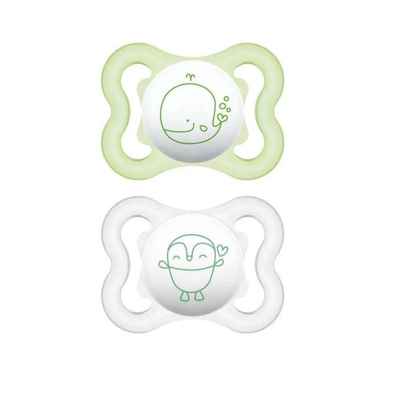 MAM Air Succhietto 2-6 Mesi Silicone Neutro 2 pz | FarmaLùmina