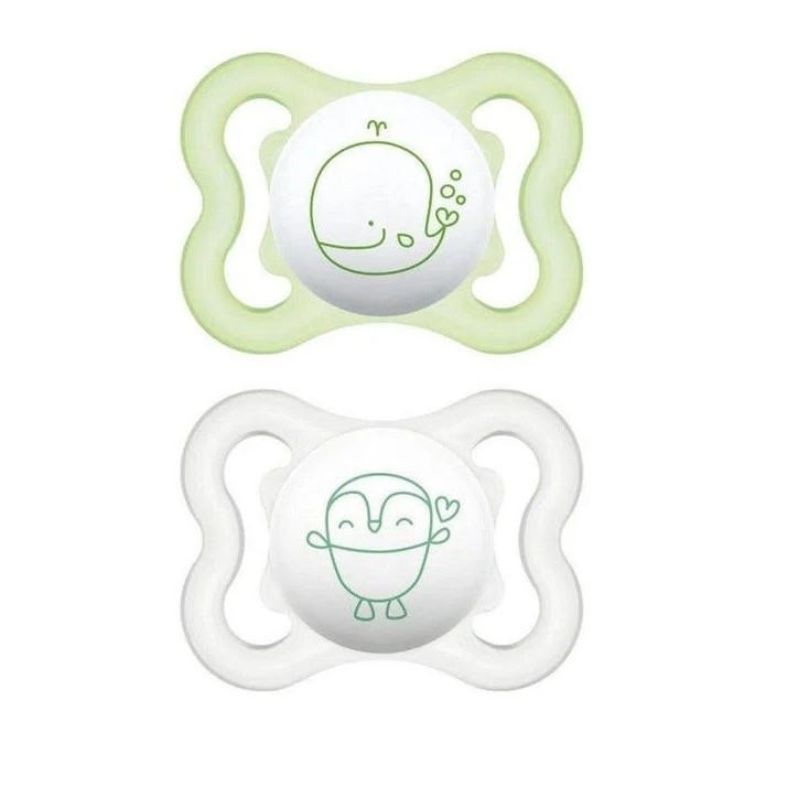 MAM Air Succhietto 2-6 Mesi Silicone Neutro 2 pezzi
