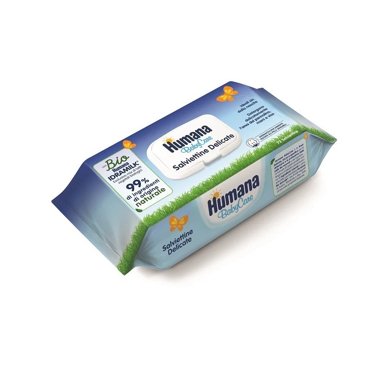 Humana Baby Care Salviette 72 pz | FarmaLùmina
