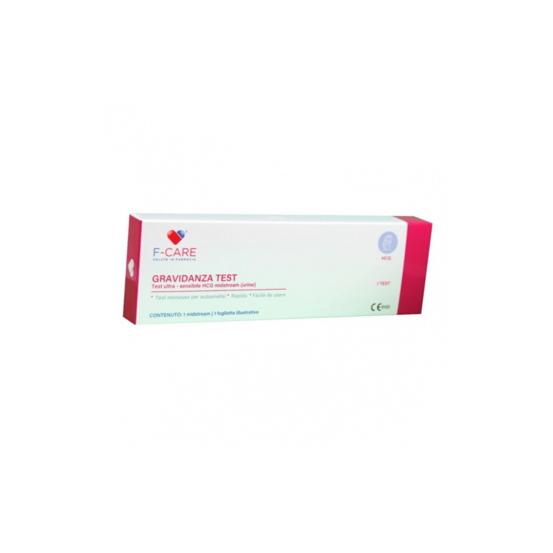 F-Care Test Rapido Gravidanza Midstream HCG 1 pezzo | FarmaLùmina