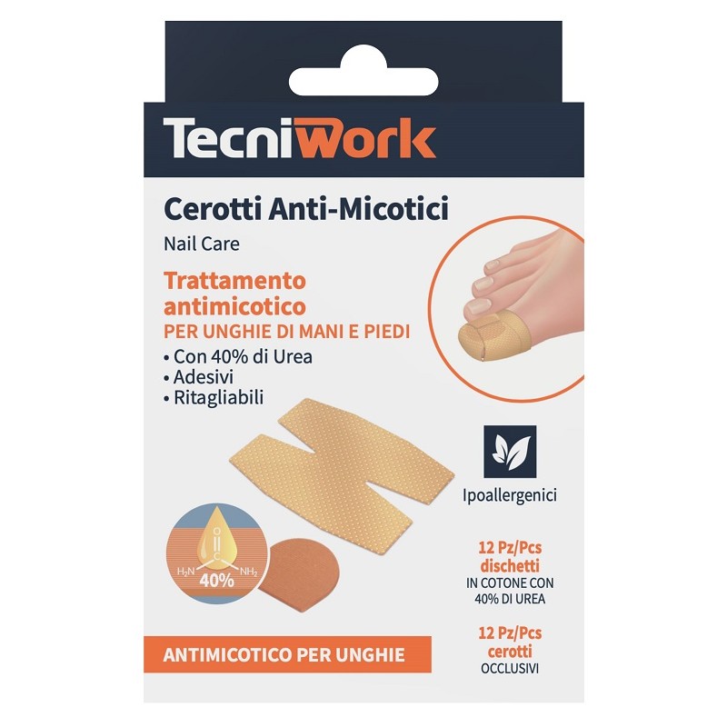 Tecniwork Cerotto Antimicosi Urea 12 pz | FarmaLùmina