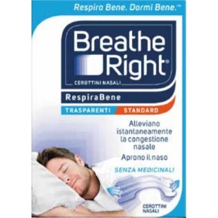 Cerotti Nasali Breathe Right Trasparenti 10 pz | FarmaLùmina