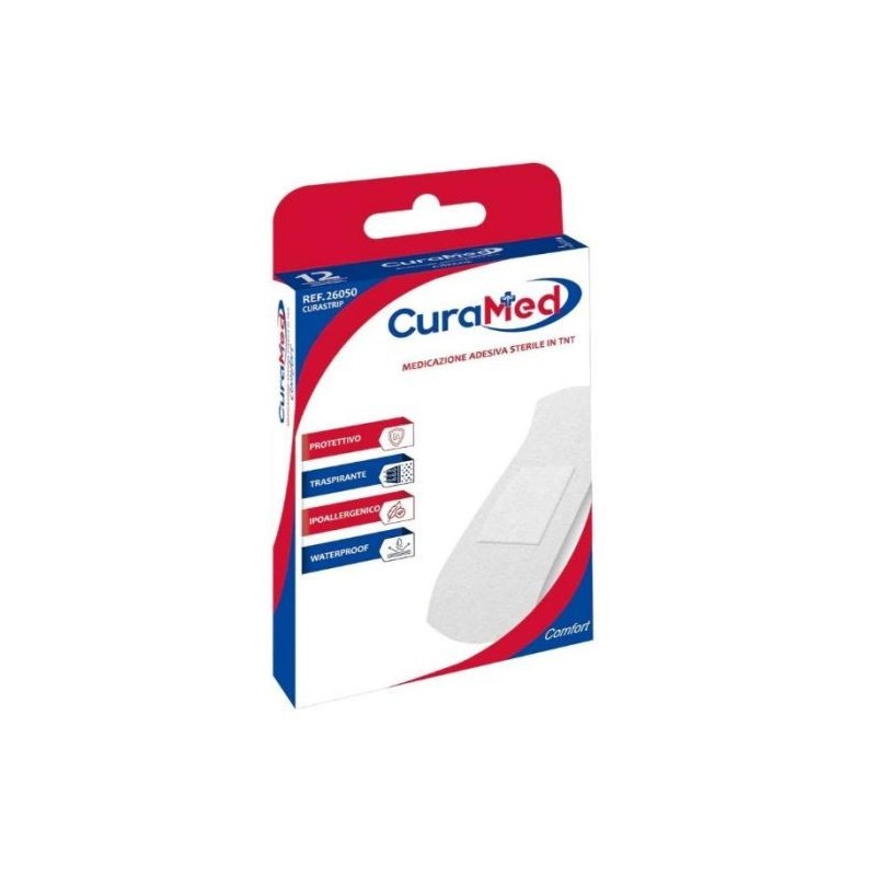 Cura Farma Cerotto Curastrip 19x72 mm 12 pz | FarmaLùmina