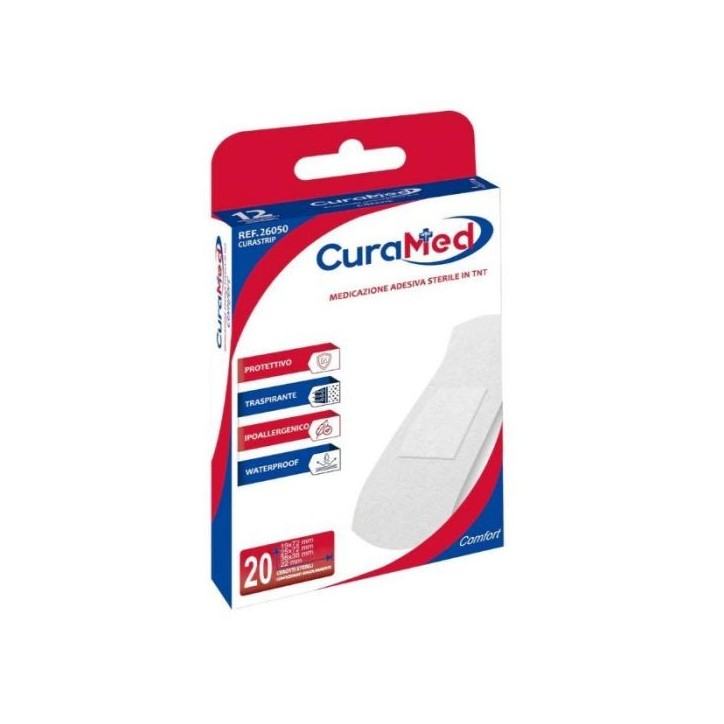 Cura Farma Cerotto Curastrip Tessuto Non Tessuto 20 pezzi