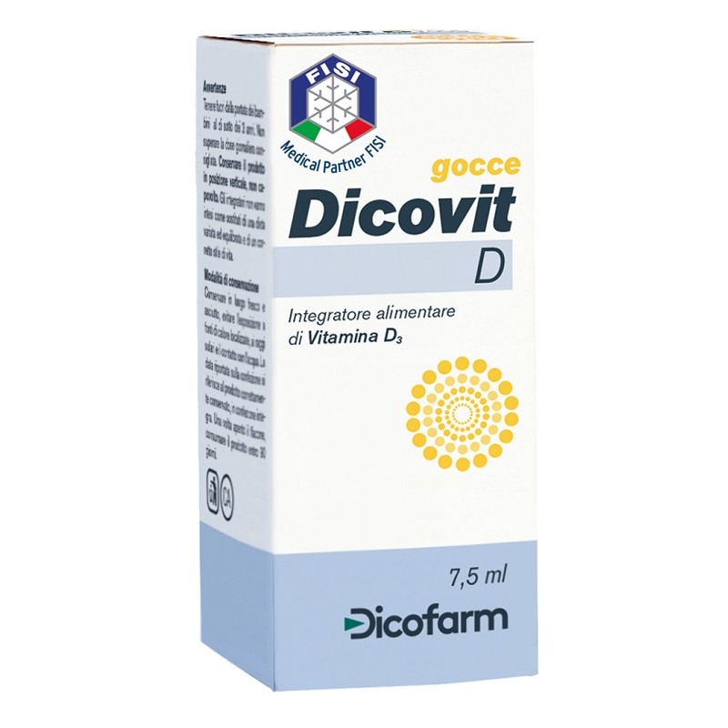 Dicofarm Dicotvit Vitamina D3 7,5 ml | FarmaLùmina