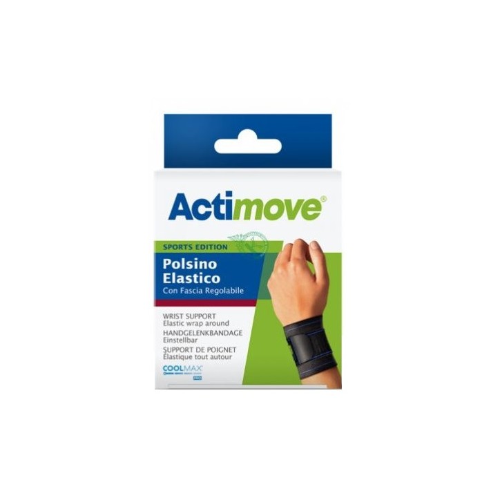 Actimove Sport Polsino Elastico con Fascia Regolabile 1 pezzo