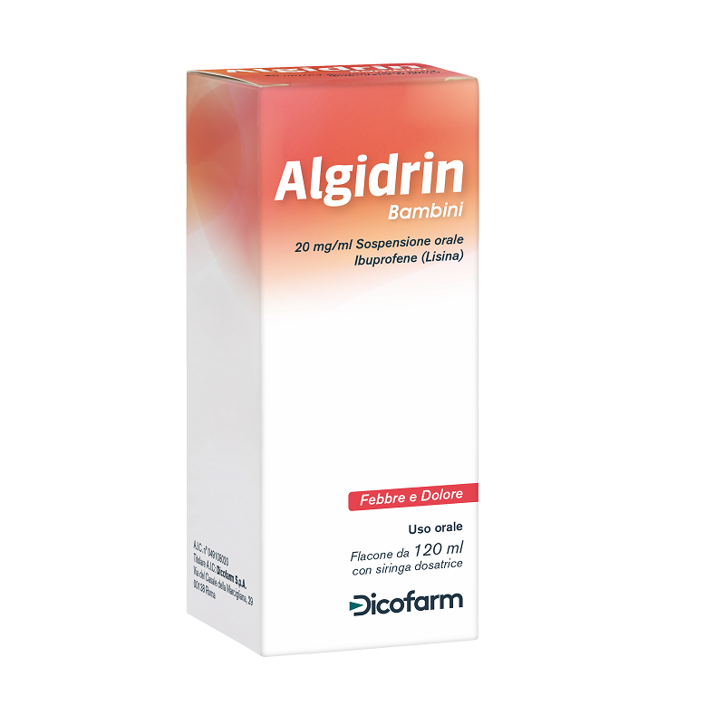 Dicofarm Algidrin Sospensione Orale Bambini 120 ml | FarmaLùmina