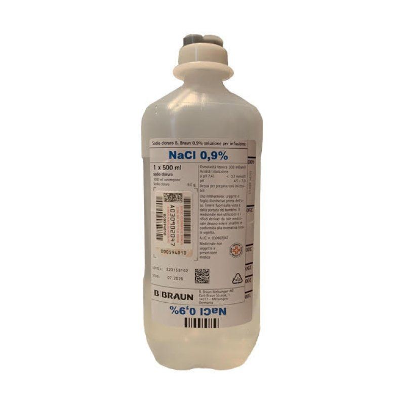 Soluzione per Infusione Endovenosa 0,9% 500 ml | FarmaLùmina