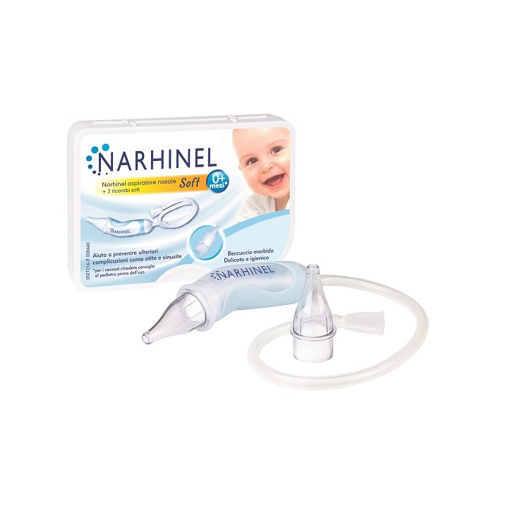 Narhinel Aspiratore Nasale Soft 1 pezzo + 2 Ricambi