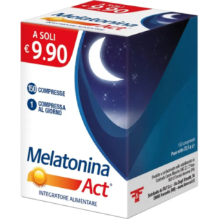 Melatonina Act 150cpr - Integratore per un Sonno Migliore