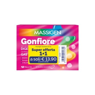 Massigen Gonfiore 20 bustine orosolubili | FarmaLùmina