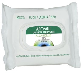 Afomill Salviettine Struccanti Olio Micellare 20 pz | FarmaLùmina