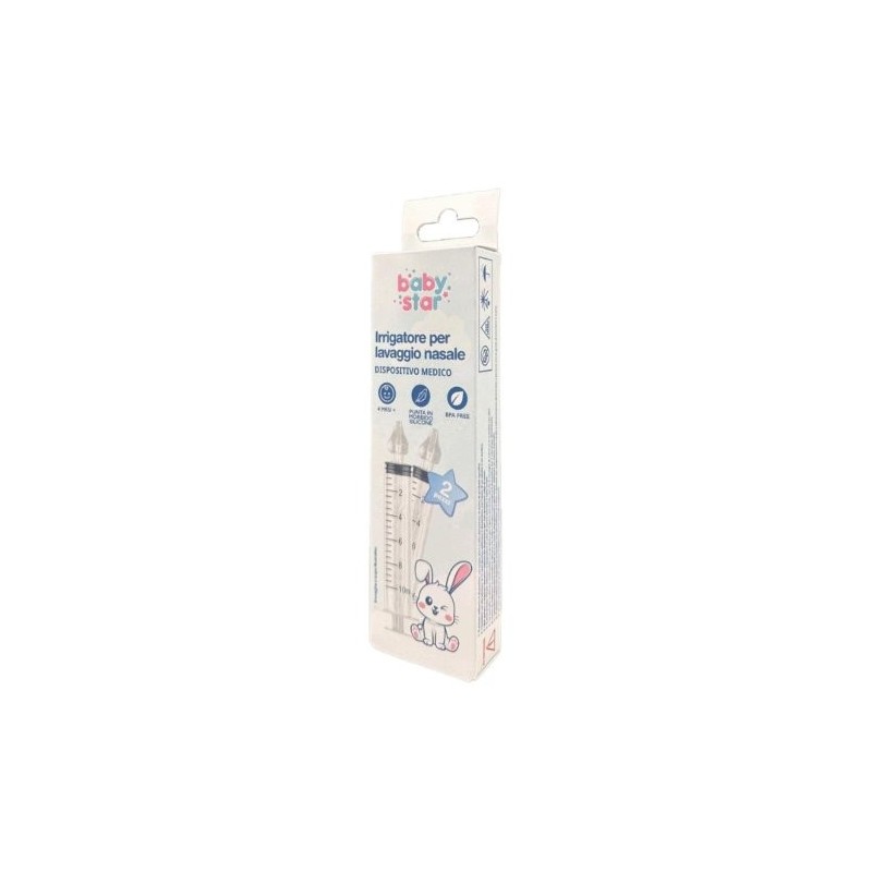 Babystar Irrigatore Lavaggio Nasale 2 pz | FarmaLùmina