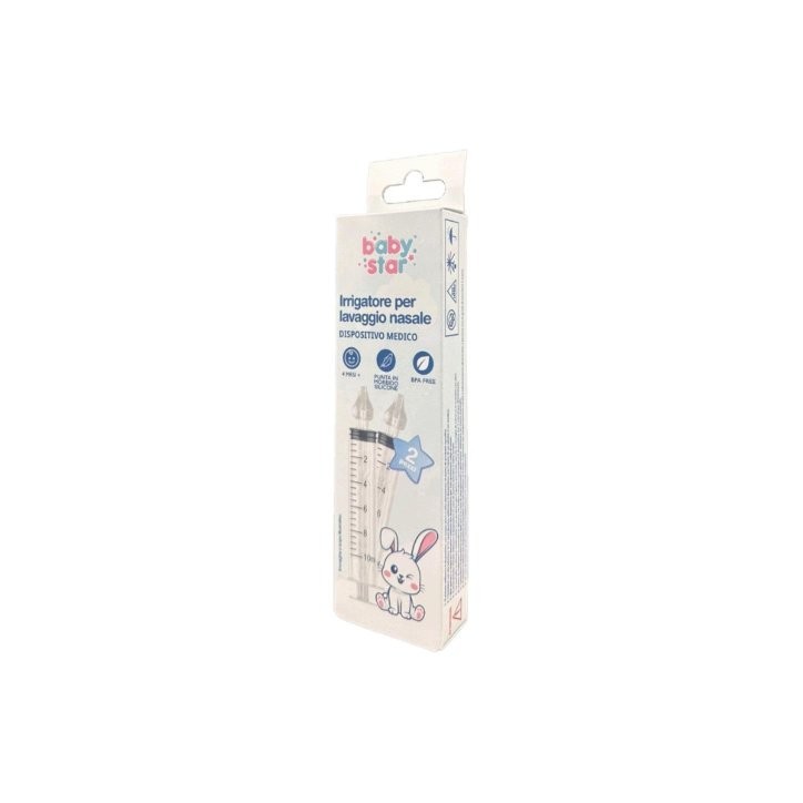 Babystar Irrigatore Lavaggio Nasale 2 pezzi