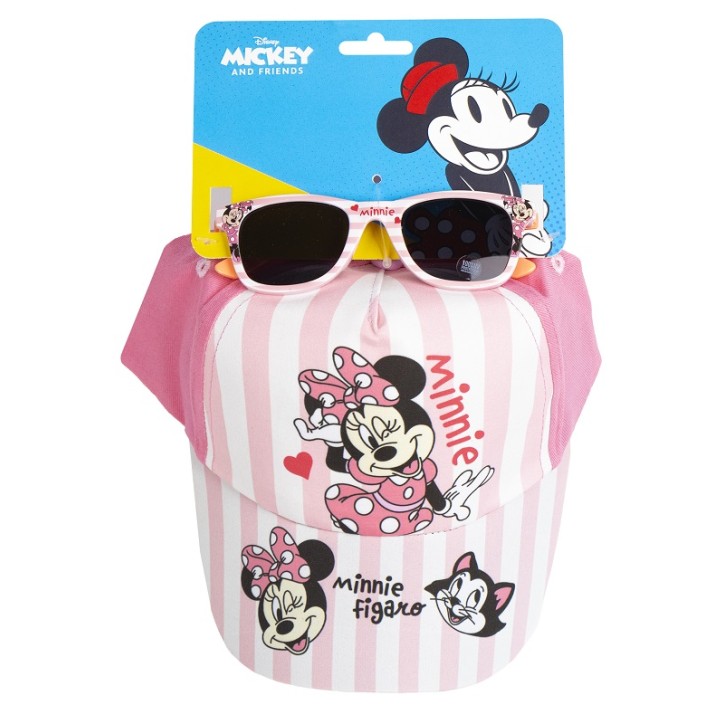 Cerda' Set Cappello e Occhiali da Sole Minnie Figaro