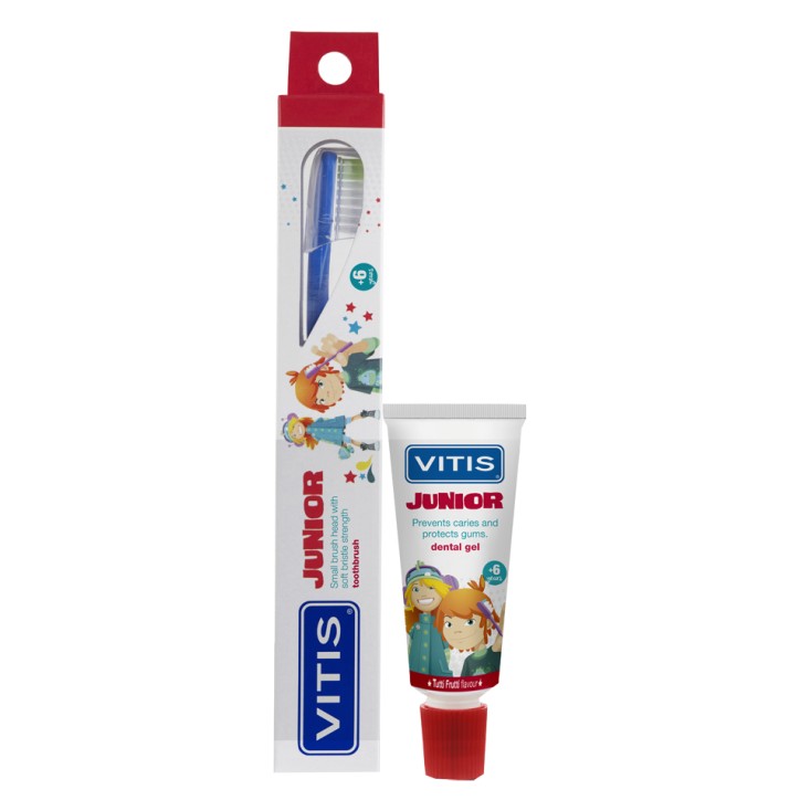 Dentaid Vitis Junior Spazzolino + Gel 15 ml