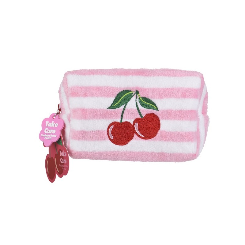 Trousse in Tessuto Morbido Ciliegia | FarmaLùmina