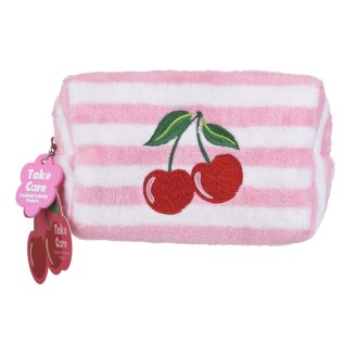 Trousse in Tessuto Morbido Ciliegia | FarmaLùmina