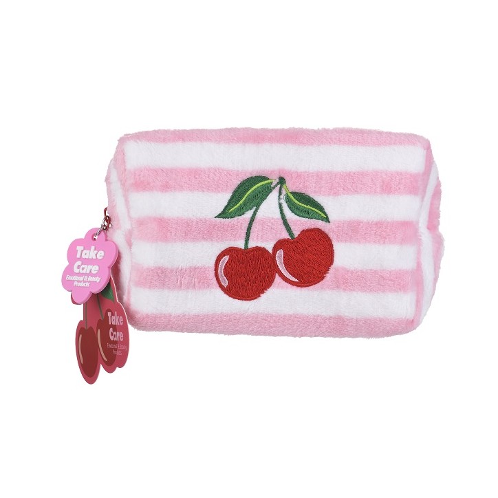 Trousse in Tessuto Morbido Ciliegia