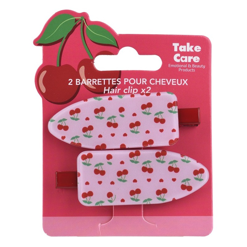 Take Care Fermaglio Capelli Ciliegie 2 pz | FarmaLùmina