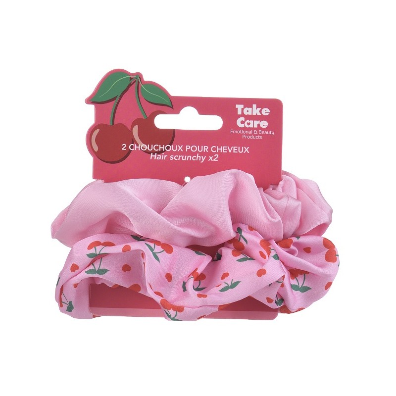 Take Care Scrunchies Ciliegie 2 pz | FarmaLùmina