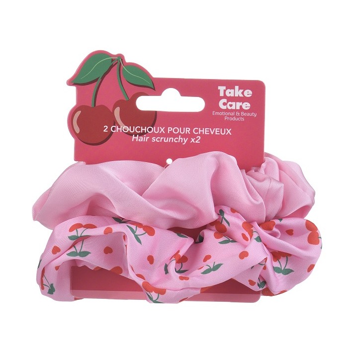 Take Care Scrunchies Ciliegie 2 pezzi