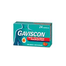 Gaviscon Compresse Masticabili Gusto Fragola 24 pz | FarmaLùmina