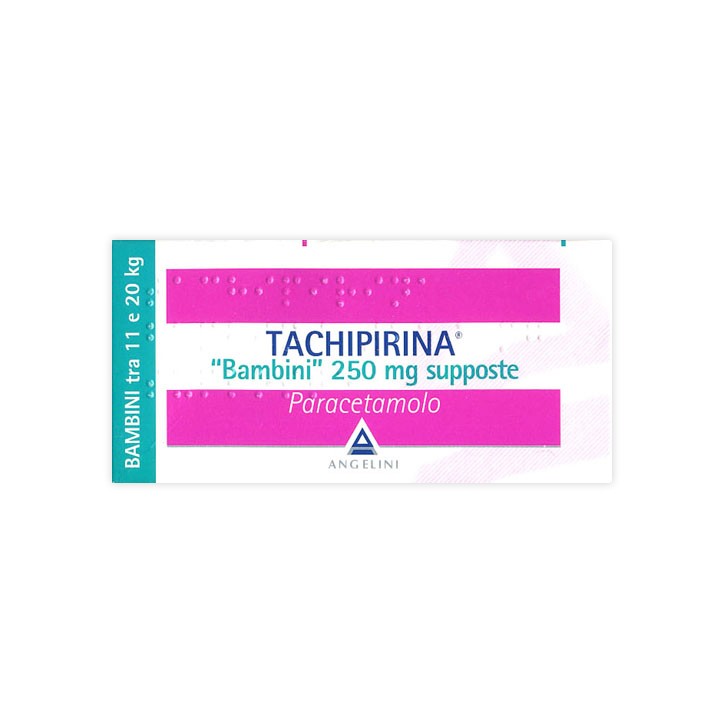 Tachipirina Bambini Supposte 250 mg 10 pezzi Tachipirina Bambini Supposte 250 mg 10 pezzi