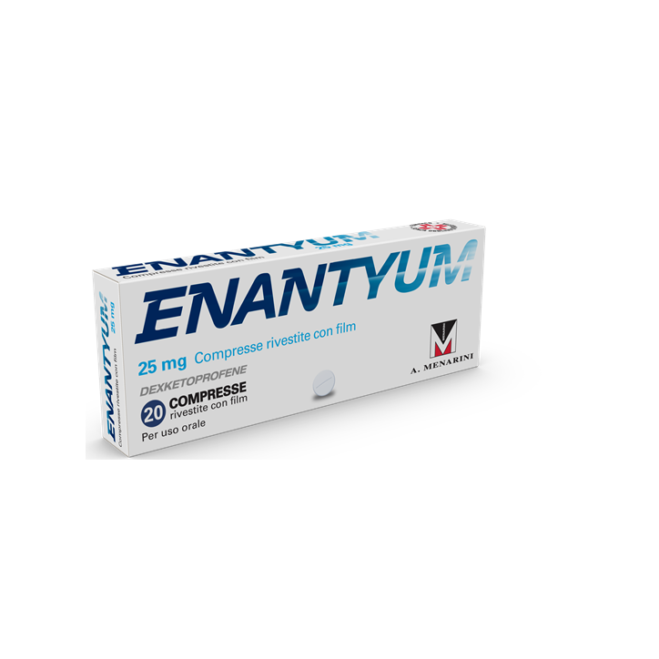 Enantyum 25 mg Compresse Rivestite con Film 20 pezzi Enantyum 25 mg Compresse Rivestite con Film 20 pezzi