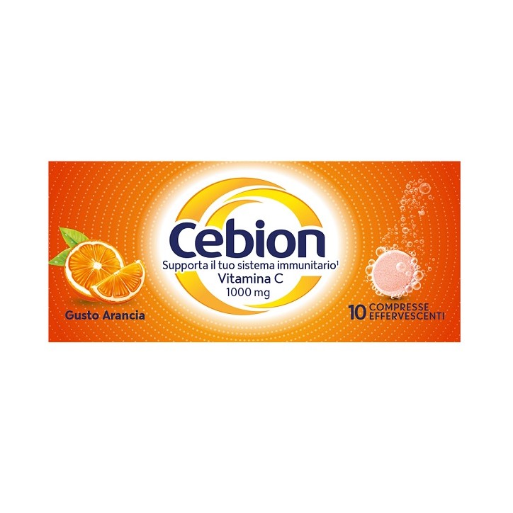 Cebion Effervescenti Vitamina C Arancia 10 compresse