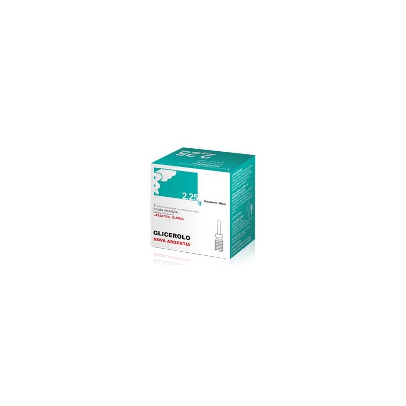 Nova Argentia Glicerolo Soluzione Rettale 6 pz | FarmaLùmina