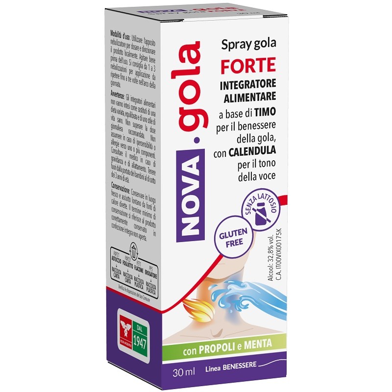 Nova Gola Spray Forte 30 ml | FarmaLùmina