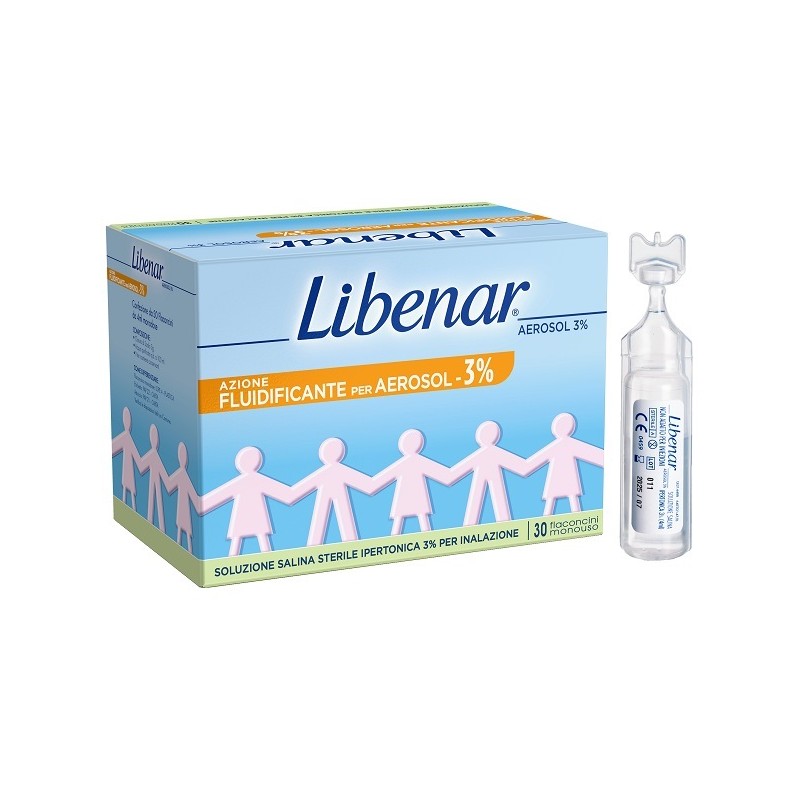 Libenar Soluzione Salina Ipertonica 3% 30 flaconcini | FarmaLùmina